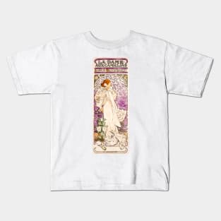 La dame, aux camelias, Sarah Bernhardt (1896) Kids T-Shirt